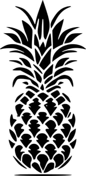 Pineapple - Minimalist and Flat Logo - Vector illustration