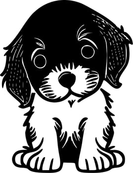 Puppy - High Quality Vector Logo - Vector illustration ideal for T-shirt graphic