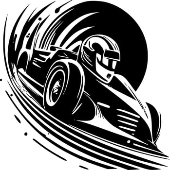 Racing - High Quality Vector Logo - Vector illustration ideal for T-shirt graphic