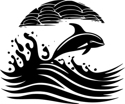 Sea - Minimalist and Flat Logo - Vector illustration