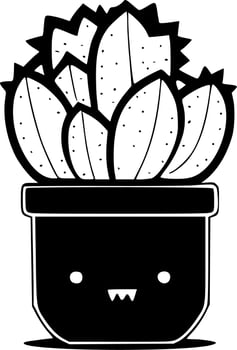 Succulent - High Quality Vector Logo - Vector illustration ideal for T-shirt graphic