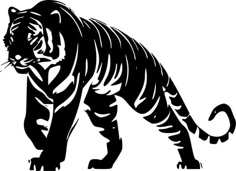 Tigers - High Quality Vector Logo - Vector illustration ideal for T-shirt graphic