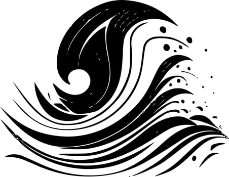 Waves - High Quality Vector Logo - Vector illustration ideal for T-shirt graphic