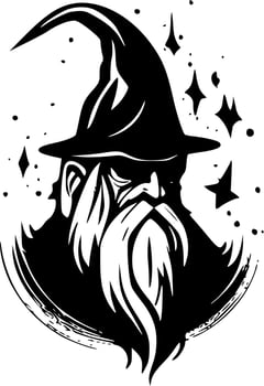 Wizard - High Quality Vector Logo - Vector illustration ideal for T-shirt graphic