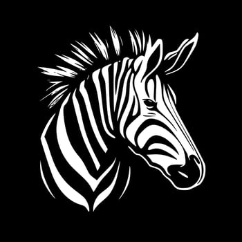 Zebra - High Quality Vector Logo - Vector illustration ideal for T-shirt graphic