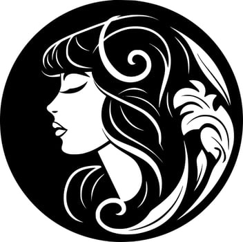 Art Nouveau - Minimalist and Flat Logo - Vector illustration