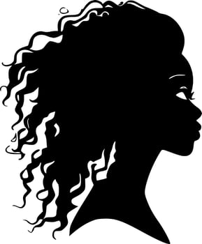 Black Women - High Quality Vector Logo - Vector illustration ideal for T-shirt graphic