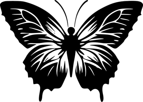 Butterfly - Minimalist and Flat Logo - Vector illustration