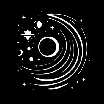 Celestial - Minimalist and Flat Logo - Vector illustration