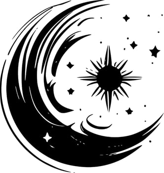 Celestial - High Quality Vector Logo - Vector illustration ideal for T-shirt graphic