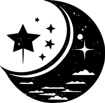 Celestial - High Quality Vector Logo - Vector illustration ideal for T-shirt graphic