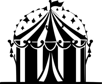 Circus - High Quality Vector Logo - Vector illustration ideal for T-shirt graphic