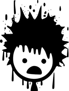 Distressed, Minimalist and Simple Silhouette - Vector illustration