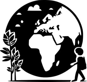 Earth Day - High Quality Vector Logo - Vector illustration ideal for T-shirt graphic