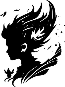 Fantasy - Minimalist and Flat Logo - Vector illustration
