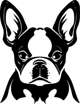 French Bulldog, Minimalist and Simple Silhouette - Vector illustration