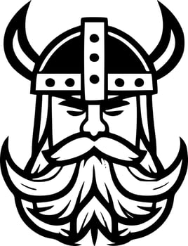 Viking - High Quality Vector Logo - Vector illustration ideal for T-shirt graphic