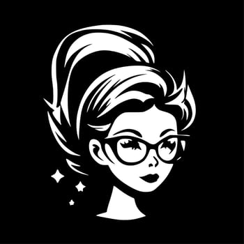 Comic - Minimalist and Flat Logo - Vector illustration