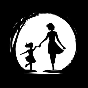 Dance Mom - High Quality Vector Logo - Vector illustration ideal for T-shirt graphic