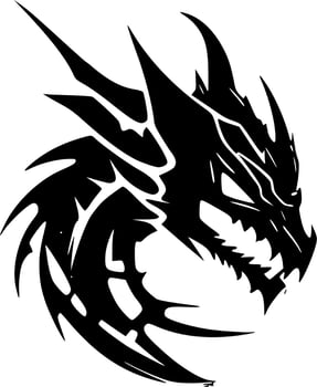 Dragons - High Quality Vector Logo - Vector illustration ideal for T-shirt graphic