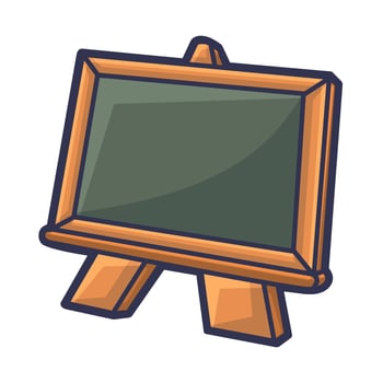 Free Vector cute wooden chalkboard, tools for everyday life