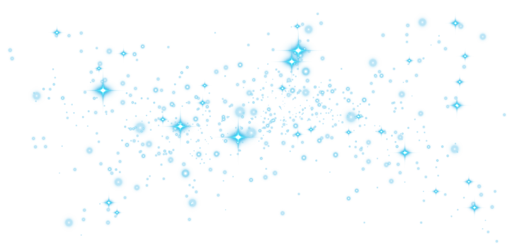 Abstract blue glitter wave illustration. Blue stardust sparkle particles isolated on transparent background. Magic concept. PNG. png