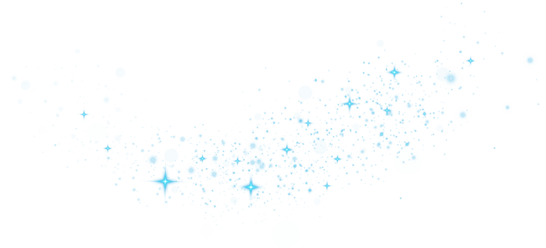 Abstract blue glitter wave illustration. Blue stardust sparkle particles isolated on transparent background. Magic concept. PNG. png