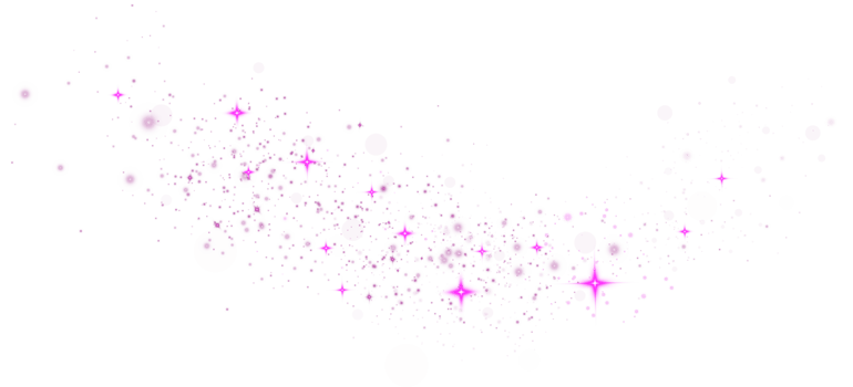 Abstract pink glitter wave illustration. Pink star dust sparkle particles isolated on transparent background. Magic concept. PNG. png