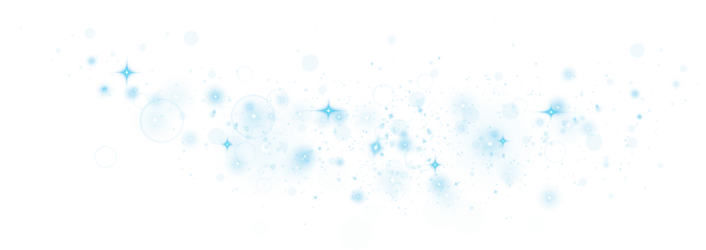 Abstract blue glitter wave illustration. Blue stardust sparkle particles isolated on transparent background. Magic concept. PNG. png