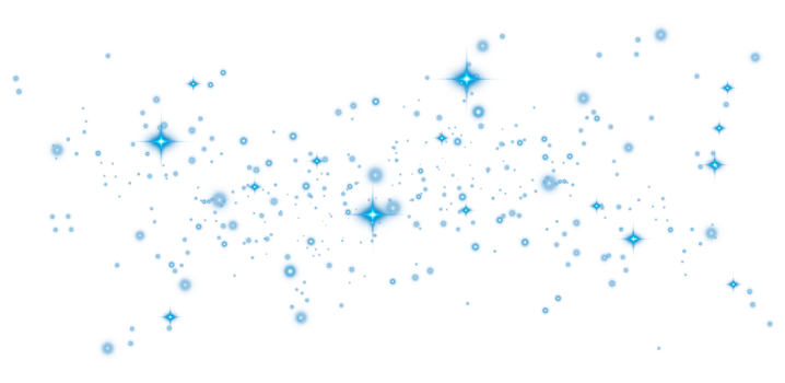 Abstract blue glitter wave illustration. Blue stardust sparkle particles isolated on transparent background. Magic concept. PNG. png