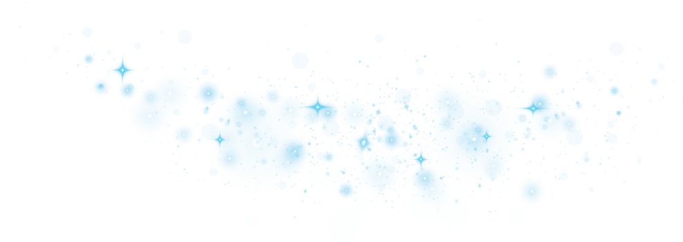Abstract blue glitter wave illustration. Blue stardust sparkle particles isolated on transparent background. Magic concept. PNG. png