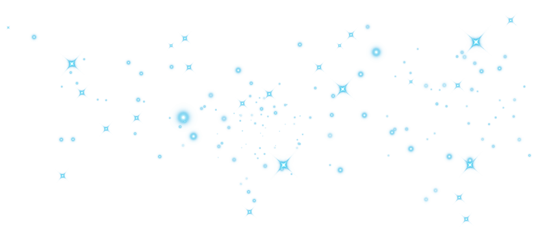 Abstract blue glitter wave illustration. Blue stardust sparkle particles isolated on transparent background. Magic concept. PNG. png