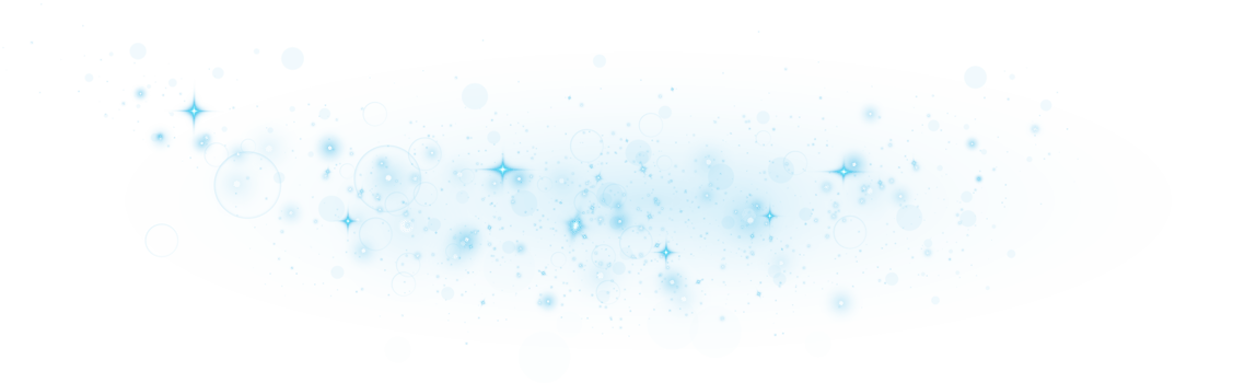 Abstract blue glitter wave illustration. Blue stardust sparkle particles isolated on transparent background. Magic concept. PNG. png