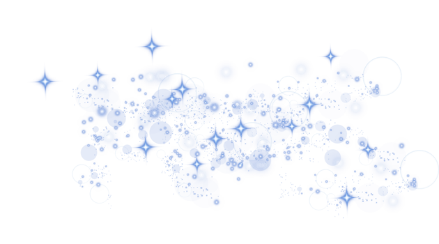 Abstract blue glitter wave illustration. Blue stardust sparkle particles isolated on transparent background. Magic concept. PNG. png