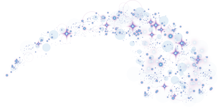 Abstract blue glitter wave illustration. Blue stardust sparkle particles isolated on transparent background. Magic concept. PNG. png