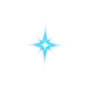 Blue glowing lights effects isolated on transparent background. Solar flare with beams and spotlight. Glow effect. Starburst with sparkles. PNG. png