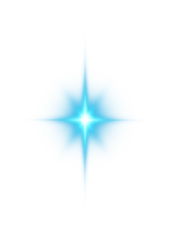 Blue glowing lights effects isolated on transparent background. Solar flare with beams and spotlight. Glow effect. Starburst with sparkles. PNG. png