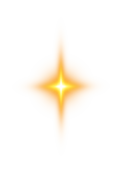 Golden glowing light effects isolated on transparent background. Solar flare with beams and spotlight. Glow effect. Starburst with sparkles. PNG. png