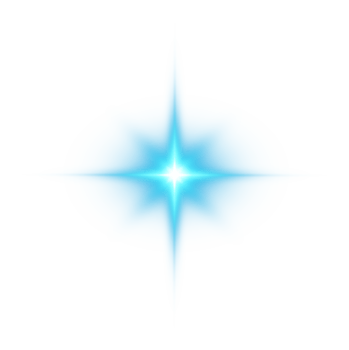 Blue glowing lights effects isolated on transparent background. Solar flare with beams and spotlight. Glow effect. Starburst with sparkles. PNG. png