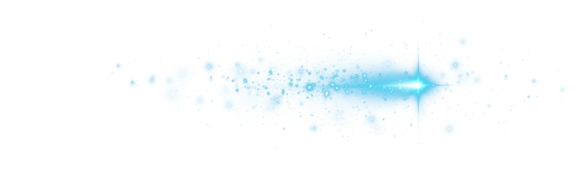 Blue glowing lights effects isolated on transparent background. Solar flare with beams and spotlight. Glow effect. Starburst with sparkles. PNG. png