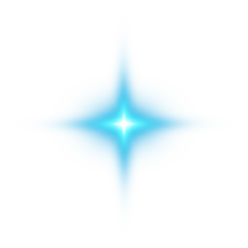 Blue glowing lights effects isolated on transparent background. Solar flare with beams and spotlight. Glow effect. Starburst with sparkles. PNG. png