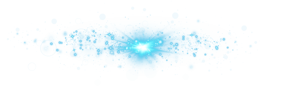 Blue glowing lights effects isolated on transparent background. Solar flare with beams and spotlight. Glow effect. Starburst with sparkles. PNG. png