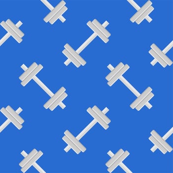 dumbell seamless pattern vector illustration