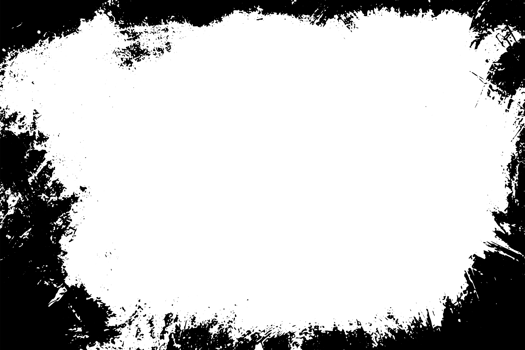Grunge border texture background. Abstract frame overlay. PNG graphic illustration with transparent background.