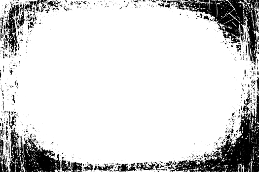 Grunge border texture background. Abstract frame overlay. PNG graphic illustration with transparent background.
