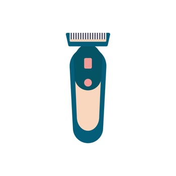Electric hair clipper. Barbershop and hairdresser vector icon.