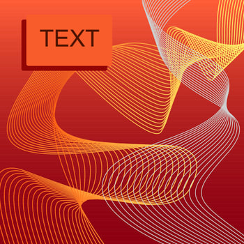 Vector illustration Abstract colorful background with red smoke wave and text.