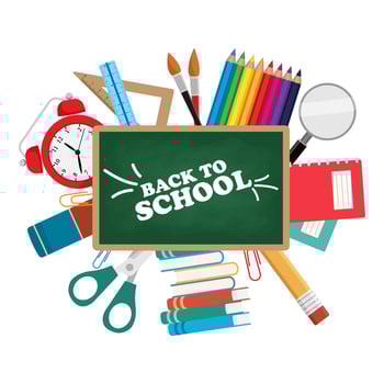 back to school. Vector, EPS 10. August and september. vector