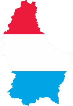 Luxembourg flag pin map location png