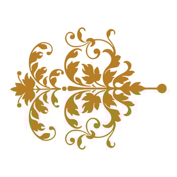Ornate ornament design and decorative elements. Classic calligraphic and floral vector illustration.